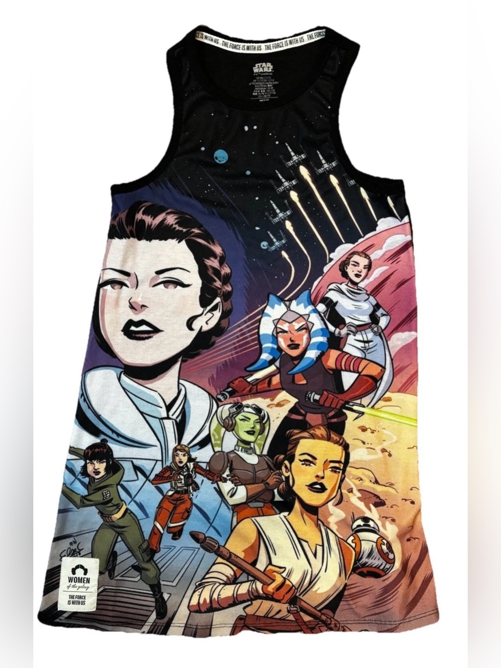 Disney World Star Wars The Force is with Us Women of the Galaxy Girls Sz 11/12